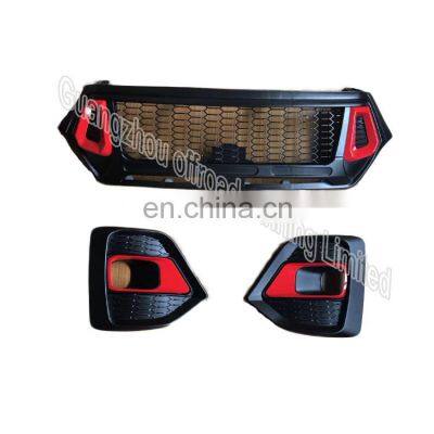 New arrival 2018 Hilux revo rocco front bumper grill grille with fog cover