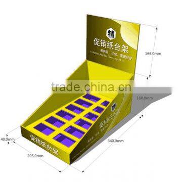 Custom design cardboard counter display/retail counter display design/jewellery counter display