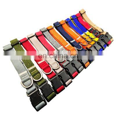 Cotton Dog Leash and Collar Set Modal Cotton Soft and Comfortable Collar and Leash Set Washable,with Quickly Release Buckle photo-2