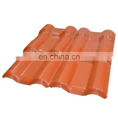 Waterproof Spanish Style ASA Synthetic Resin Roof Tile Cheap Price Durable Plastic Roof Shingles Tiles Material