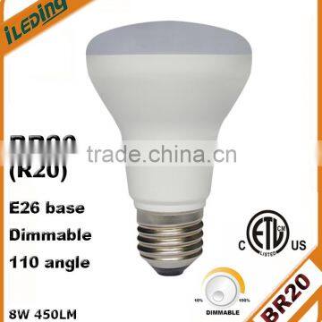 ETL approved dimmable BR20(R20) LED Bulb