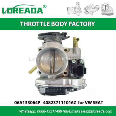 LOREADA Fuel Injection Throttle Body Assembly 06A-13-30-64-P 06A133064P 408-237-111-016Z 408237111016Z For Seat Alhambra VW Sharan 97-10