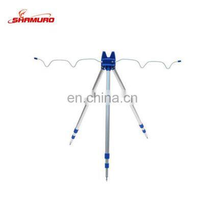 Aluminum fishing rod holder fishing tripod with telescopic legs Fishing rod bracket