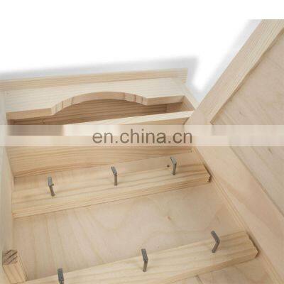 Wooden Key Cabinet With 6 Hooks photo-5