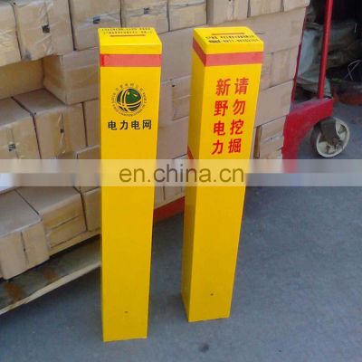 GRP Warning signs Pile Road Cable Safety Signs Pile Mark Signs Board