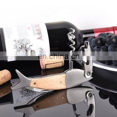 Waiters Corkscrew Smart Creative Mini Original Pressure Modern Wood Corkscrew Wine Opener