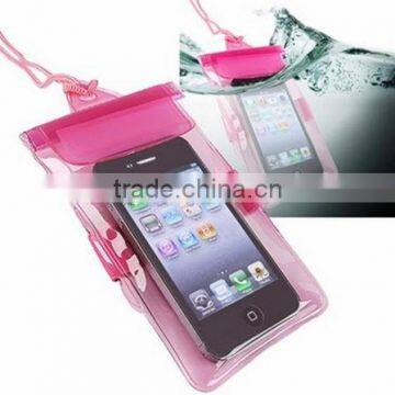 PVC Waterproof arm Pouch for cell phone water resistant beach bag