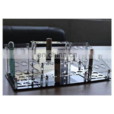 clear acrylic make up lipstick organizer with Lipstick holder