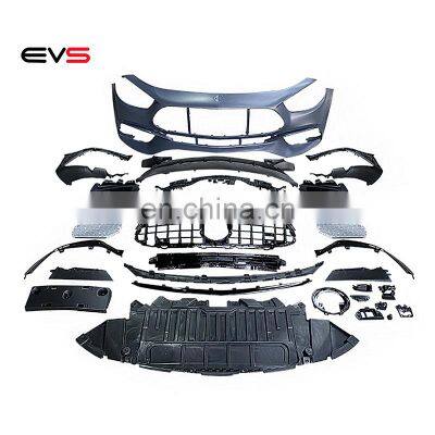 Front rear bumper assembly grille tail lip tail throat for Mercedes Benz E-class W213 2021 change to E63s AMG style