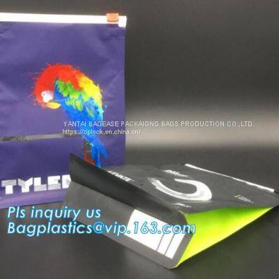 Matte Slider Frosted Plastic Packing Underdress Zipper Bag Slider Zip Zipper Bag Clothing Packing Bags photo-2