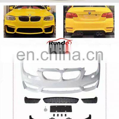 RD 2004-2013 M4 Style Front Rear Bumper Side Skirts Auto Body Kits for BMW 3 Series E90 E92 E93 photo-2