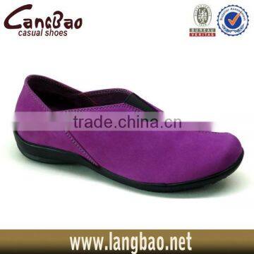 china purple romantic women flat shoes