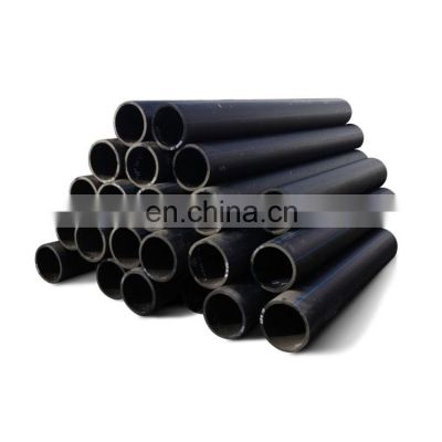 High quality A36 Q345 Q235b Erw Black Round Carbon Steel Welded Pipe in stock