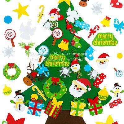 DIY Christmas tree Christmas decorations Children's handmade material package gifts Non-woven felt ornaments