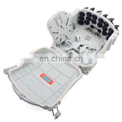 Hot 16 Cores PC ABS PLC Splitter Fiber Optic Distribution Outdoor Corridor FTTH Terminal Box photo-2