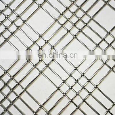 Stainless Steel Architectural Decorative Metal Wire Mesh Drapery Ceiling Design