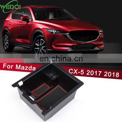 Car Central Armrest Container Holder Tray Storage Box For Mazda CX5 CX-5 CX5 2017- 2020 Car Organizer Accessories Auto Styling photo-2