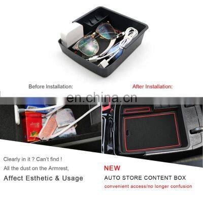 For 2020+ XCeed SUV Car Accessories Center Console Organizer Tray Armrest Storage Box ABS Non-Slip Insert Tray photo-2