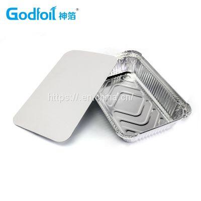 Rectanglar Aluminum Foil Container Wrinkle Wall Container photo-2