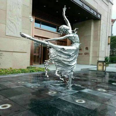 Factory Customized Hotel Stainless Steel Sculpture Craft Decoration 304 photo-3