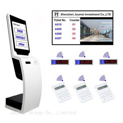 Automatic queue management system ticket system printer