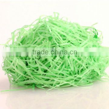 GREEN Color Shred Tissue Paper Manufacturer,Colorful Shred Paper Plant for holiday decoration