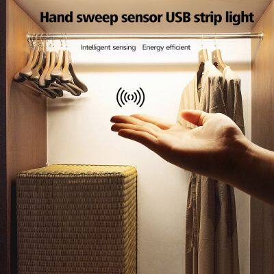 USB Powered Led Light Strip 5V 2835 Waterproof Light With Human Intelligent Hand Scanning Sensor