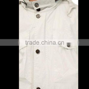 Wholesale Windbreaker White Jackets With Practical Pockets photo-3