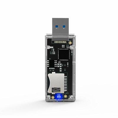 Super Speed 2 in 1 USB 3.0 Card Reader for SDHC SDXC Micro TF SD Adapter OTG SD/TF Trans-flash Card