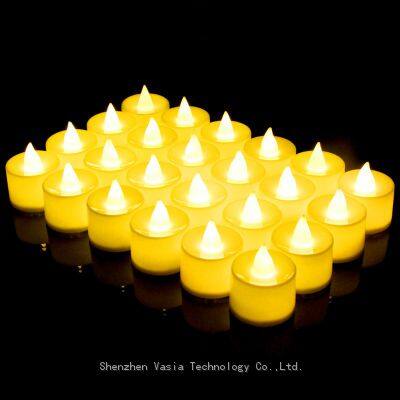 Tealight Candles with Remote Control, Flameless LED Colorful Flickering for Bulk Decor