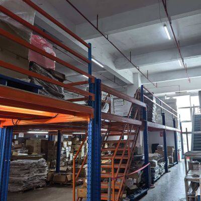 Sistema de Rack de Mezanino Multinível - Plataforma de Aço para Armazenamento de Depósito - Sistema de Estocagem de Piso de Mezanino Industrial photo-2