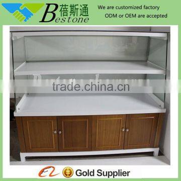 Custom Glass Bakery Display Shelves Showcase With Led Light photo-2