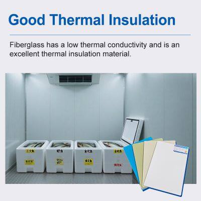 China Made Low Price GRP FRP Sheet Fiberglass Reinforced Plastic Embossed Floor Van Motor Home Heat Insulation Mat FRP Panel photo-4