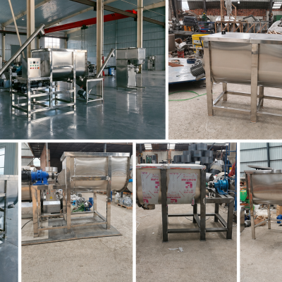 Mini PVC Cosmetic Dry Powder Mixer Blender Machine Industrial Powder Mixer Mixing Machinery 50-100L 50kg photo-2