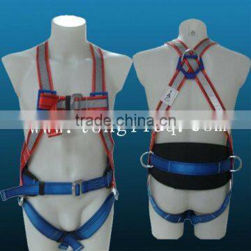 Full body Construction safety harness with reflective strap