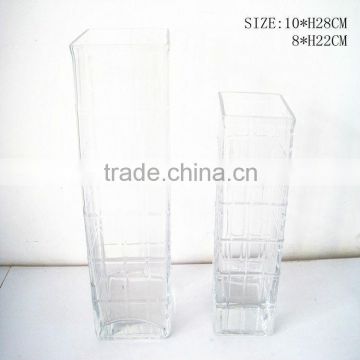 flower glass vase glass cube vase glass bottle flower vase