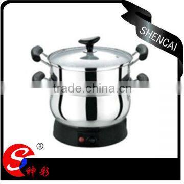 3L,4L,5L,6L Stainless Steel Multipurpose Home Appliance Two Layers Electric Steamer Cooking Pot