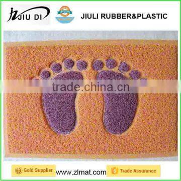 Anti-slip Little Foot Printed Pvc Coil Bath Mat photo-2