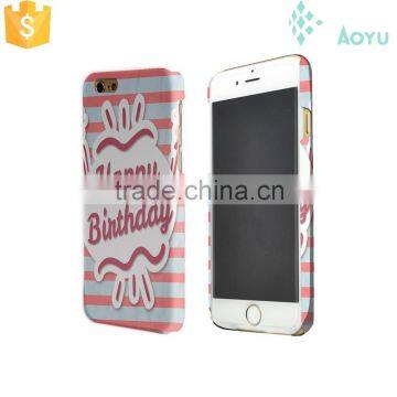 Fashion 3D sublimation PC phone case for luxury iphone case