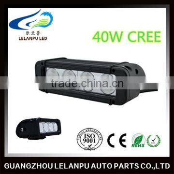 Auto parts Single Row LED Light Bar for Vehicles 40w 7.8inch Accessories Work Light