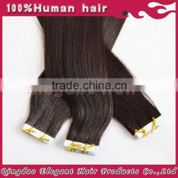 silver hair 40 pieces/bag tape hair extension