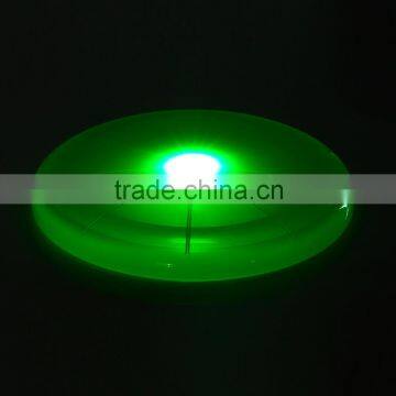 LED plastic frisbee for outdoor game