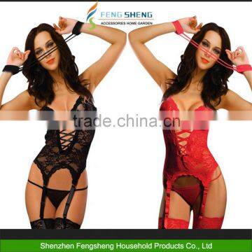 Hot Sexy Lingerie Underwear Mature Women Sexy Mini Dress Lace Sleepwear