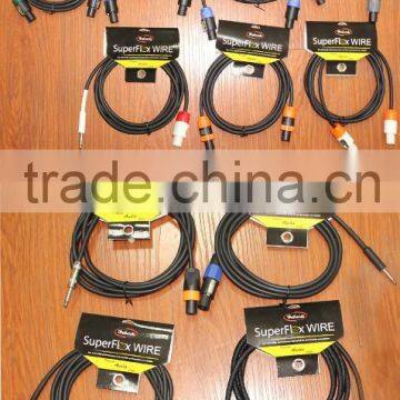 High End OFC Conductor 4pin Speakon Connector Speaker Cable,Pro Monitor Audio Speaker Cable photo-2