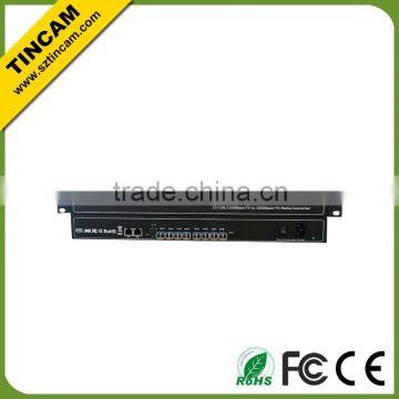 4 fiber port rack mount fiber switch