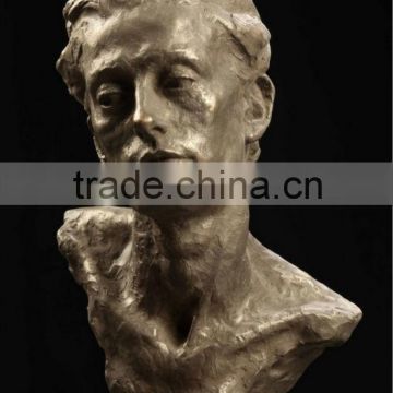 Hot sale bronze man bust