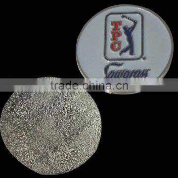 Golf Soft Enamel Ballmark, Iron, Soft Enamel, 31.75mm