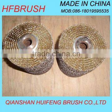 Brass wire roller brush