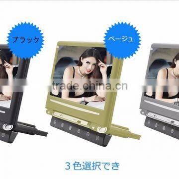 Factory Price!! 10.1'' TFT LCD slim detachable car headrest monitor with HDMI