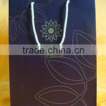 Luxury Black Paper Shopping Bag, Customer Design Packaging Bags photo-6